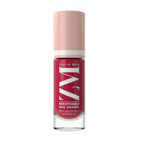 ZM Zayn & Myza Breathable Nail Enamel - Strawberry Jelly | Smooth Application | Quick-Drying I Longlasting I Chip-Defiant I Water Permeable | Glossy Finish | 100% Vegan, 6 ml