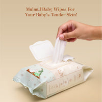 Baby Forest Mulmul Baby Wipes | Ultra-Soft Baby Wet Wipes | Water Based Wipes | Chemical Free & Organic Baby Wipes | 3x Thicker & Softer Wipes | 72 Wipes | Pack of 1