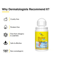 FIXDERMA Shadow SPF 50 Kids Roll On Sunscreen With Golden Seaweed & Phytosterol, PA+++, UVA & UVB Protection, 30Gm - Combination
