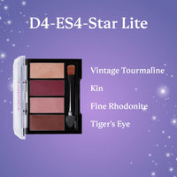 DAZLLER Mystical Magic Shimmery Eyeshadow Powder Palette - Mini, 4G, D4-Es4, Lightweight, Even Blending, Rich Pigments,Vibrant Hues, Assorted