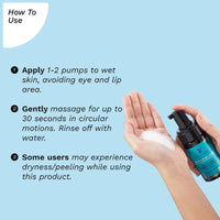 Pilgrim Korean 1.5% Salicylic(Bha) & 2% Glycolic Acid(Aha) Foaming Face Wash For Oily & Acne-Prone Skin | Glycolic & Salicylic Acid Face Wash | Korean Skin Care Products | 120 Ml + 120 Ml (PACK OF 2)