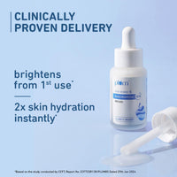 Plum 10% Niacinamide Serum with Rice Water | Provides Clear, Glowing & Brightening Skin | for Acne Prone, Combination, Oily & Sensitive Skin | Oil Control & Anti Acne Face Serum for Women & Men | 15ml