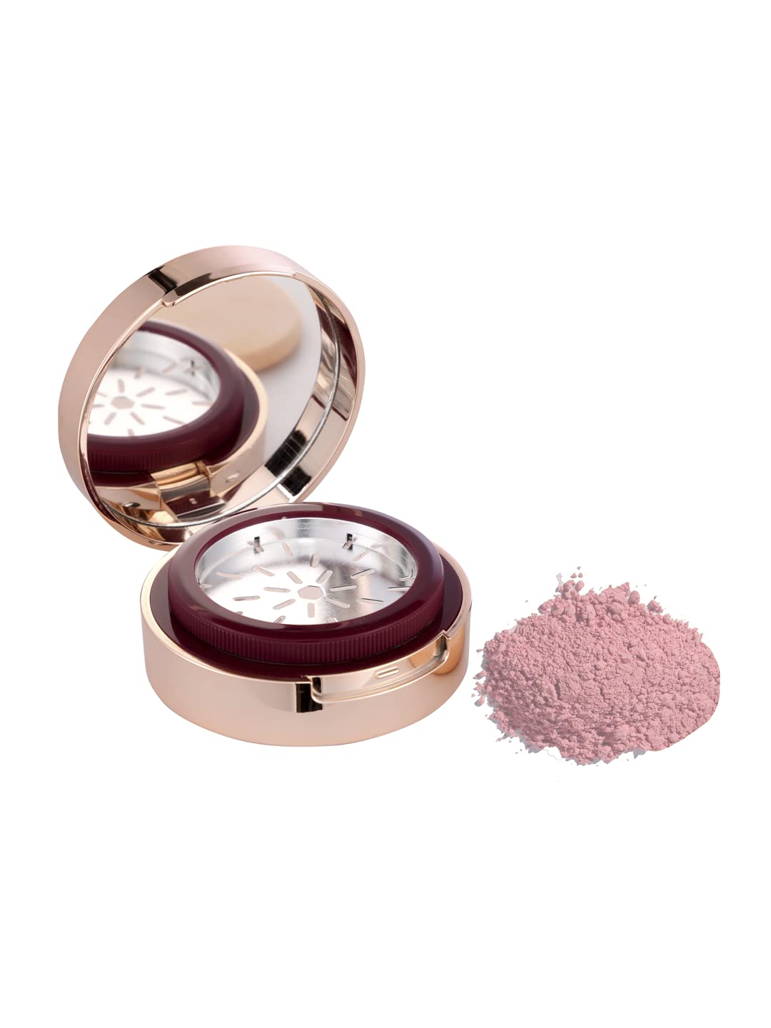 Typsy Beauty Hustle & Grind Setting Powder I Strawberry Shake I Unique In-built Powderizer for Zero Waste & Spilling I Packed with Hayalauronic Acid & Ceramides I Soft Pink Shade I Paraben Free | 4.5g