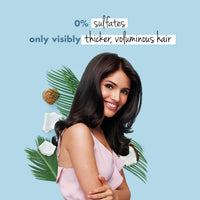 Love Beauty & Planet Coconut Water and Mimosa Flower Sulfate Free Volume and Bounty Shampoo|| No Parabens|| No Dyes|| 100% Organic Coconut Oil|| 200ml