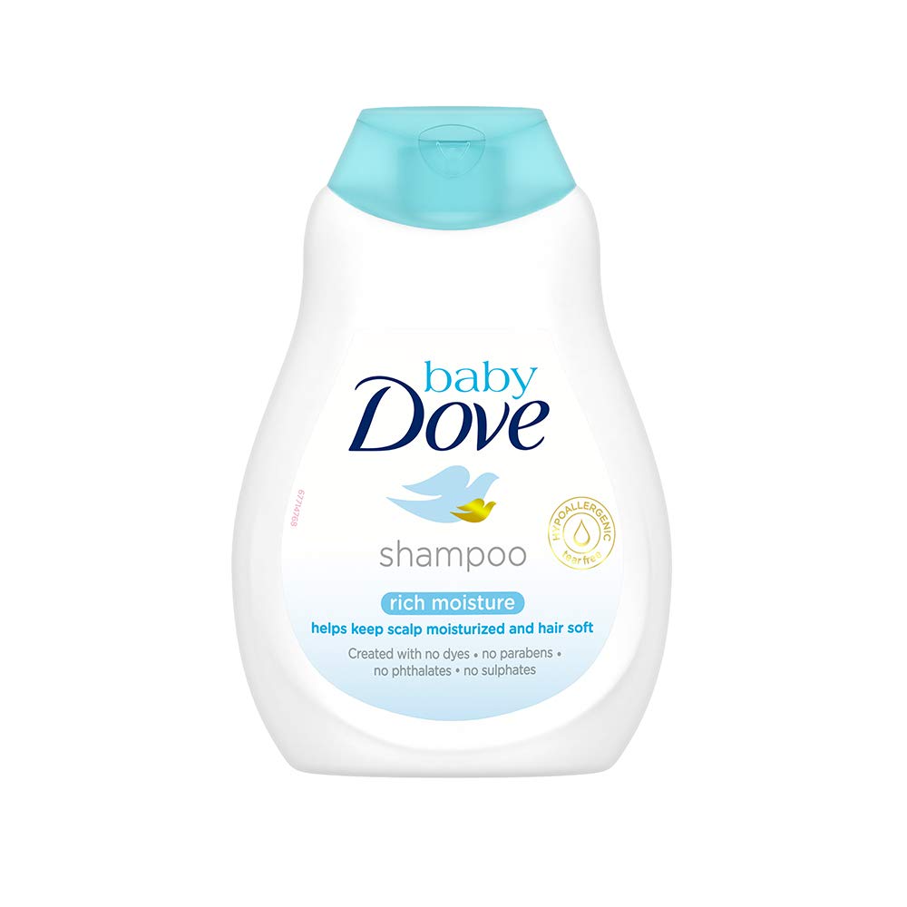 Baby Dove Rich Moisture Shampoo, 200Ml And Rich Moisture Lotion - White