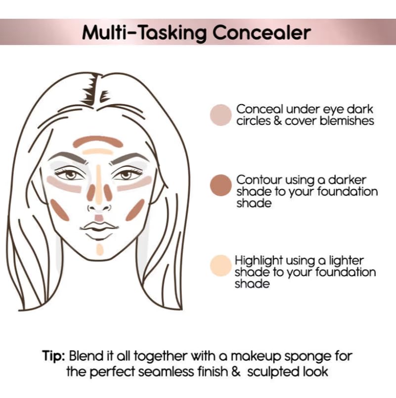 HD Liquid Concealer - 100Y Light (3.8ml)