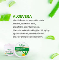 Bakson Sunny Aloevera & Calendula All Purpose Face Cream | Helps Prevent Scarring, Sunburn | Calendula Suitable For Delicate Skin | 500 gm