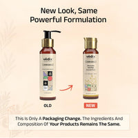 Vedix Ayurvedic Shampoo, Dhavath Deep Conditioning Customized Sulfate Free Men Shampoo with Gunja, Bhringraj & Quinoa, for Normal/Oily Hair - 100 ml