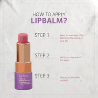 SoulTree Ayurvedic Lip Balm with Viola & Kokum Butter – Nourishing, Softening, and Moisturizing for Smooth, Supple Lips – 3.5g