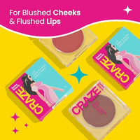 Swiss Beauty Craze Lip and Cheek Macaron | Multi- Purpose, lightweight Cream tint with Vitamin E and Olive oil | Shade- Apple Pie, 3gm