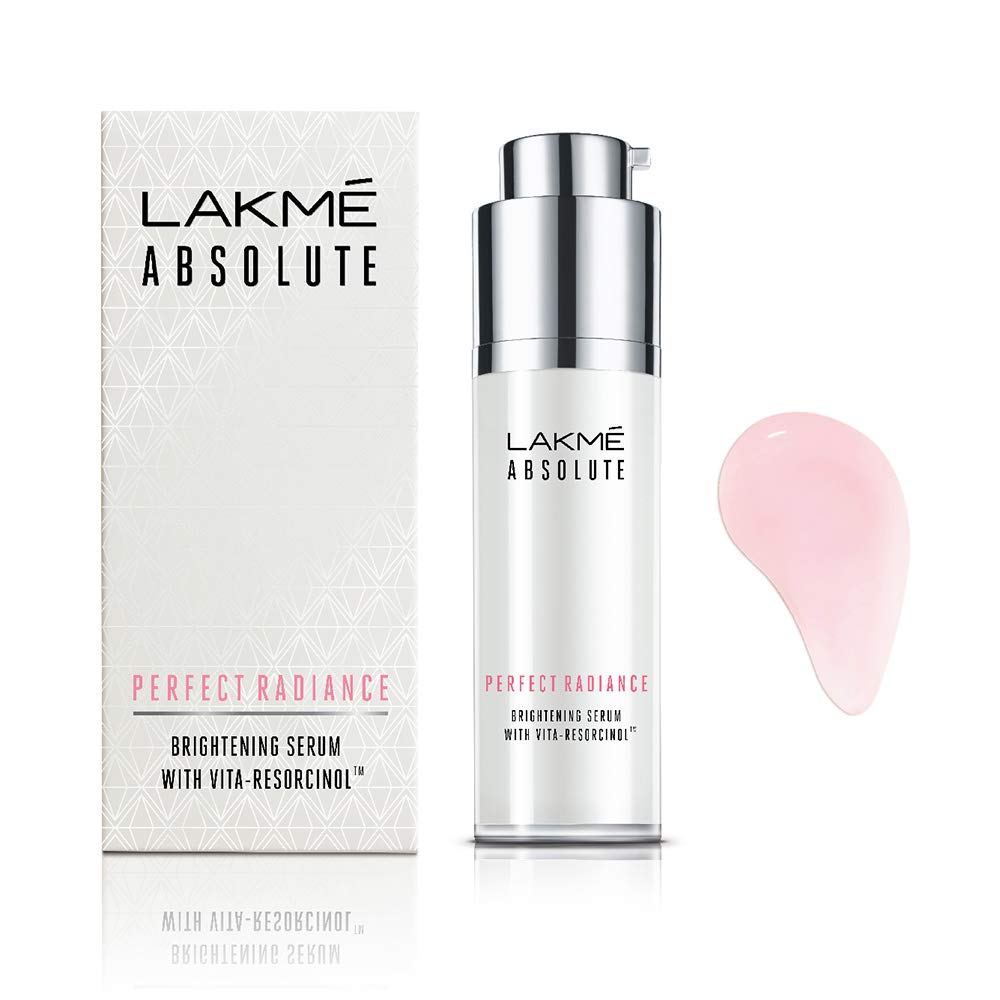 Lakmé Moisturizer Body Lotion, Peach Milk, 200Ml And Lakmé Absolute Perfect Radiance Skin Serum, Lightening & Brightening, 30Ml