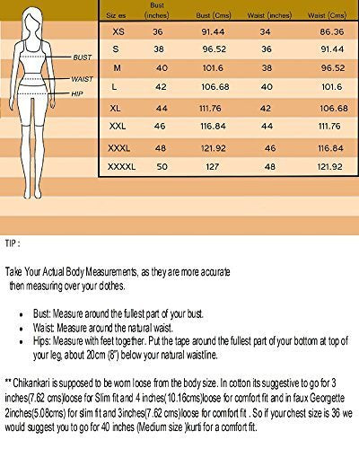 Paramount Women's  Chikankari Cotton White Straight Short Kurta Navy XS