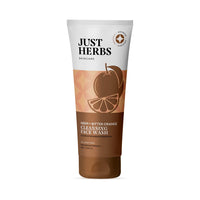 Just Herbs Neem + Orange Herbal Cleanser Rehydrant Ayurvedic Unisex Face Wash for All Skin Types, 100 ml