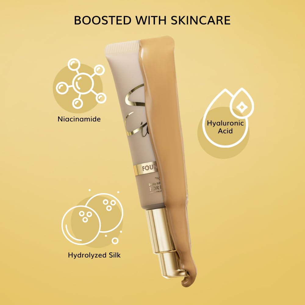 Daily Life Forever52 Sensational SPF 50+ Foundation (White Peach-04, 30ML) Enriched with Hyalorinic Acid. Niacinamide and Vitamin E| Upto 12Hrs Longlasting Radiant Finish