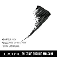 Lakmé Eyeconic Lash Curling Mascara, Black, 9ml