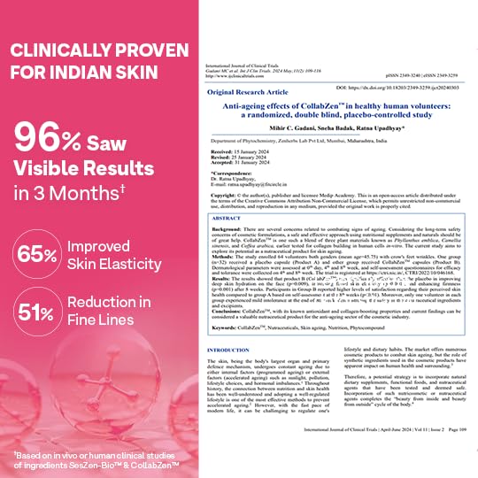 OZiva Vegan Collagen (Tangy Amla) with Biotin & Vitamin C For Brighter & Youthful Skin|Collagen Supplement For Women & Men|Plant Based Collagen Powder| Vegan (Pack of 1),1 count,200 grams