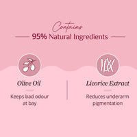 Carmesi Natural UnderArms Roll On Deodorant for Women | 95% Natural + 5% Essential Ingredients | For Fresh Underarms All Day | No Alcohol & Aluminium | Floral Sunset | 50 ml (Pack of 3)