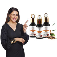 Ayouthveda Manjisthadya Taila | Nourishes Skin Tone With Goat Milk & Matulunga| Helps To Restore Dull Skin | Work As Natural Skin Illuminator | Anti-Aging Facial Oil (Pack Of 3-30ml each)