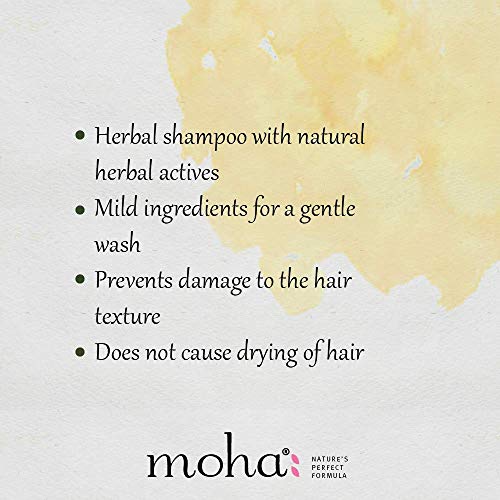 moha: Herbal Hair Shampoo Herbal Hair Cleanser With Benefits Of Amla, Aloe, Brahmi & Bhringaraj For Daily Use For All Hair Types -(100 ml) Pack of 1