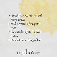 moha: Herbal Hair Shampoo Herbal Hair Cleanser With Benefits Of Amla, Aloe, Brahmi & Bhringaraj For Daily Use For All Hair Types -(100 ml) Pack of 1
