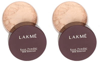 Lakmé Rose Loose Face Powder, Matte Finish & Poreless Look, Oil Control & Sun Protection For Long Hours, Suitable for oily skin, Soft Pink, 40g (Pack of 2)