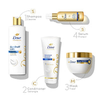 Dove Anti Dandruff Solutions Shampoo 340 ml|| Prevents Dandruff & Dry Scalp|| Mild Daily Shampoo for Smooth & Frizz Free Hair - For Men & Women