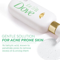 Dove Acne Clear Serum Body Wash|1% Salicylic Acid Formula| Clears and helps prevent acne | Paraben & SLS free | 300 ml