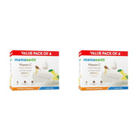 Mamaearth Vitamin C Moisturizing Lotion Soap(Value Pack of 8) - 125 g X 4 Units | Deeply Cleanses | Moisturizing Bathing Bar | Brightens Skin | Nourishes Dry Skin | Non-Drying | 76% TFM Grade 1 Soap