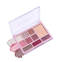 Seven Seas Sunset Eyeshadow 10 Pigmented Colors Eyeshadow Palette| Long Wearing And Easily Blendable Eye Makeup Palette | Matte,Shimmery & Metallic Finish (Skin)