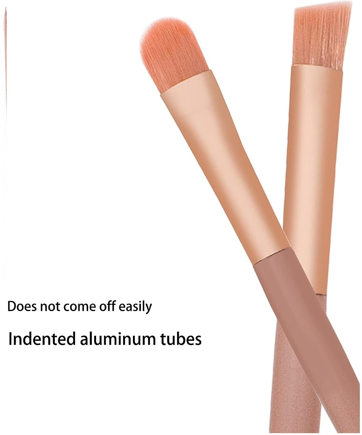 URBANMAC Makeup Brush Set 8PCS Mini With Storage (Dark_peach)