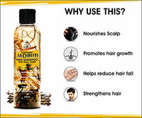 Urbangabru Natural Shampoo for Men & Women - Ayurvedic Jadibuti Hair Shampoo for Hair Fall & Regrowth, Strengthening | Natural Herbs Amla, Reetha, Shikakai (200 ML)