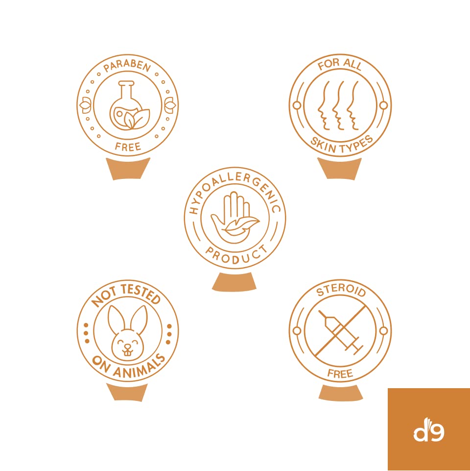 D9 Skin Brightening Cream|With Ceramides & Kojic Acid|For Dark Spots And Uneven Skin Tone | Brightens & Hydrates |Suitable for Normal, Oily, Dry, Combination Skin | Sulphate & Paraben Free|Dermatologist Designed-20gm