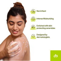 D9 Intense Moisturizing Bath Soap Bar for Face & Body|All Skin Types | with Goodness of Shea Butter|Gentle Hydrating Soothing Skincare & Non Irritant |Skin Protecting Ceramides | Unisex -75gm