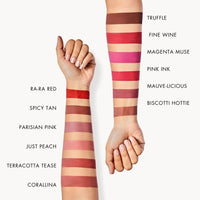 HYUE HydraMatte™ Liquid Lipstick | 2.2ml | Biscotti Hottie Soft-Matte Long-Wear | Intense Color | With Jojoba, Almond & Gooseberry Extracts | Travel-Friendly | Precision Tip | 12 Bold Shades