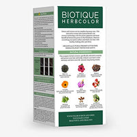 Biotique Herbcolor Conditioning Hair Colour l Ammonia Free Hair Color l 9 Organic Herbal Extracts l Natural and Healthy Shine l 50g + 110ml| Darkest Brown 3N (Pack of 1)