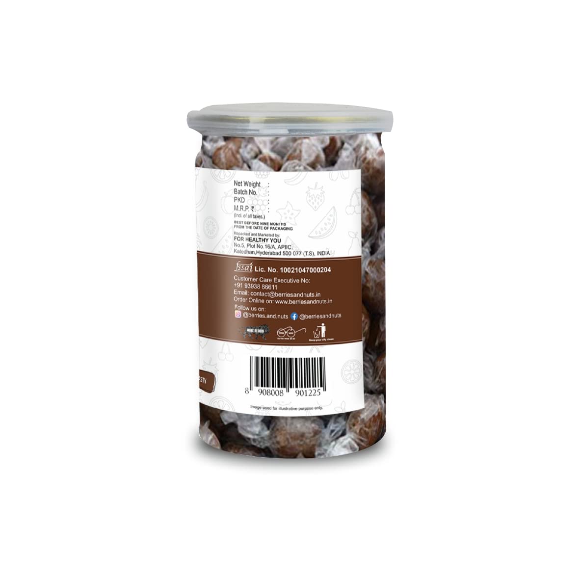 Berries And Nuts Premium Jumbo Imli Toffee & Amla Candy Combo | Imli Toffee 200 Grams and Amla Candy 200 Grams | 400 Grams