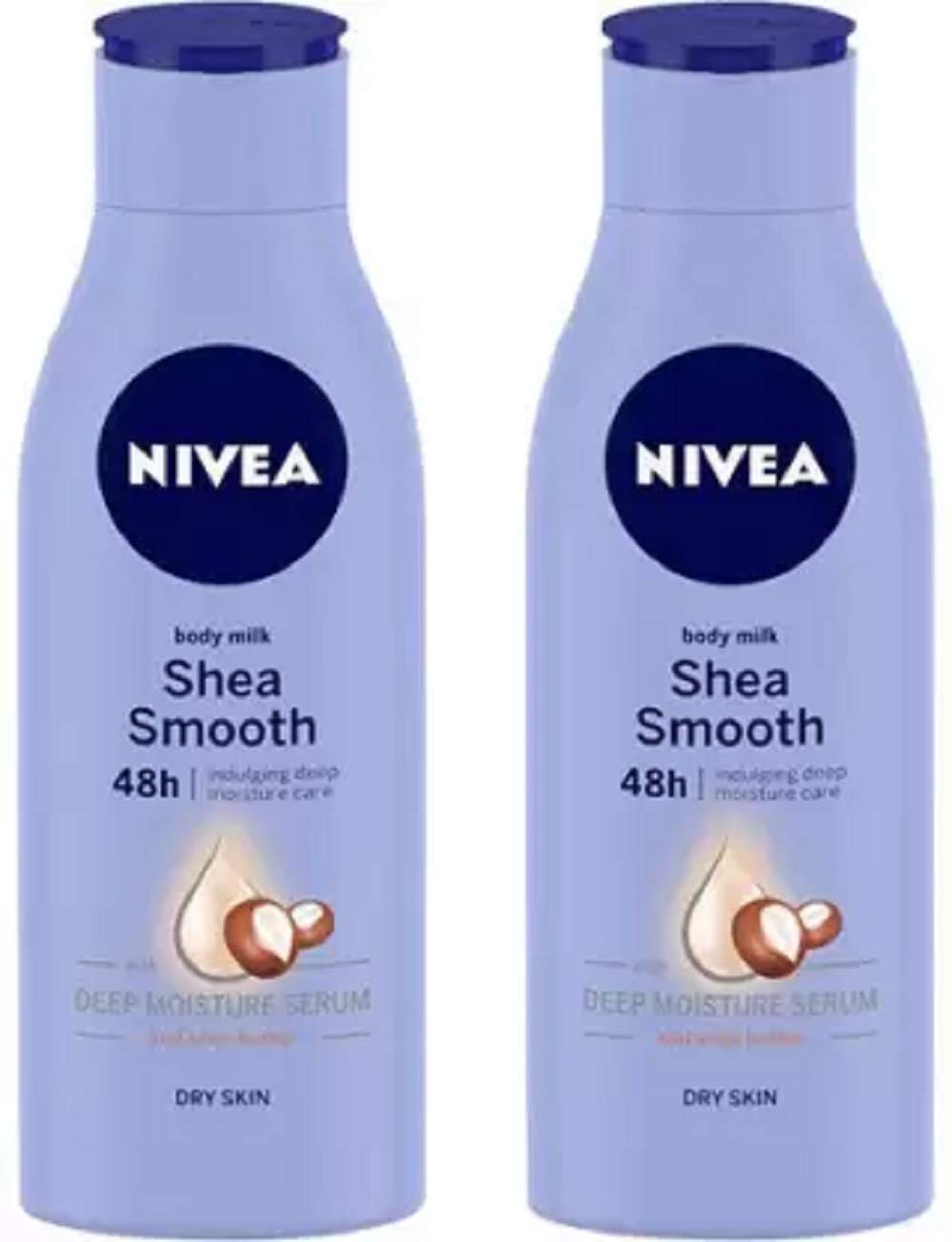 Nivea Body Milk Shea Smooth 48H Deep Moisture Lotion (2 X 200Ml) (400)