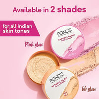 POND's Natural Glow Face Matte Powder For Normal Skin, Pink Glow - 30G