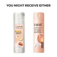 Lakmé Peach Milk Moisturizer Spf 24 Pa++, 200 Ml Lotion(Pack Of 2)