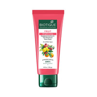 Biotique Bio Fruit Whitening/Brightening Lip Balm, 12g & Biotique Fruit Brightening Depigmentation & Tan Removal Face Pack For All Skin Types, 100ml