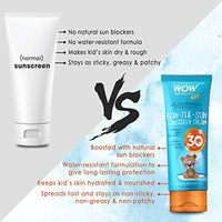 WOW Skin Science Kids Ban-The-Sun Sunscreen Cream For Combination Skin, Spf 30 Pa++ - No Parabens, Silicones, Oxide Color, Mineral Oil And Benzophenone, 100 Ml, Pack Of 1