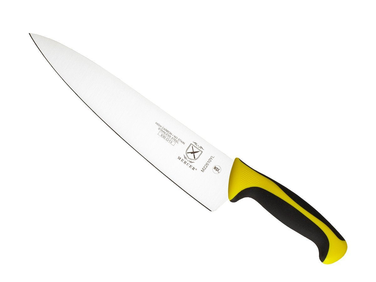 Mercer Culinary Yellow Millennia Colors Handle, 10" Chef's  Knife