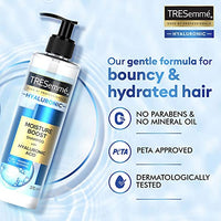 TRESemme HYALURONIC Moisture Boost Shampoo, with Hyaluronic Acid, Sulphate Free & Paraben Free, for Dry Hair, 370 ml