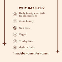 DAZLLER Loose Compact Powder for All Skin Type, for Setting Makeup, Featherlight Sheer Finish, Oil-Control, Added Sunscreen, 30G-Sunset R41, Brown