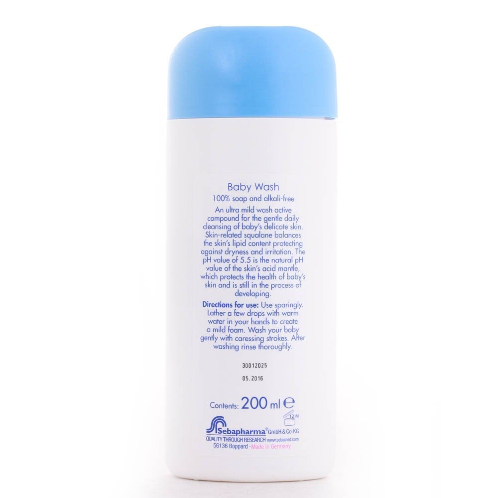 Sebamed Children’s Shampoo (50ml) & Baby Wash Extra Soft, 200ml Combo