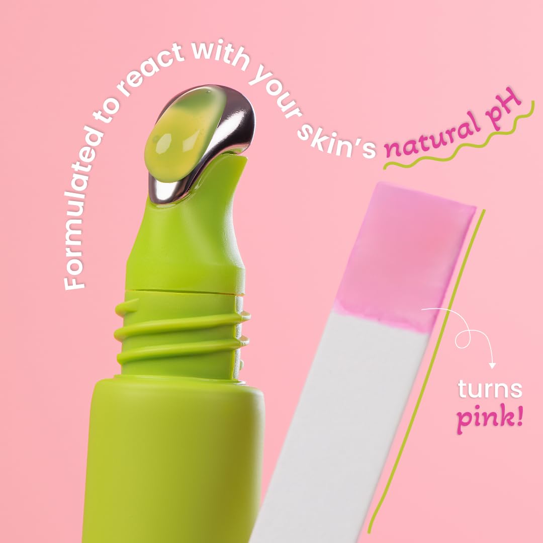 Typsy Beauty Pout Polish Lip Balm – Apple Martini | Green-to-Pink Color Changing Lip Balm with Peptides, Vitamin C & Collagen | Hydrates, Brightens & Plumps Lips | 8g