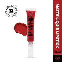 Fae Beauty Lip Whip 12Hr Comfortable Matte Liquid Lipstick (10ml) | Long Wear | Non Drying | Soft Mousse Smudgeproof Formula | Vegan | With Moisture Lock Technology | Enriched with Vitamin E and Cherry Coffee - Bite