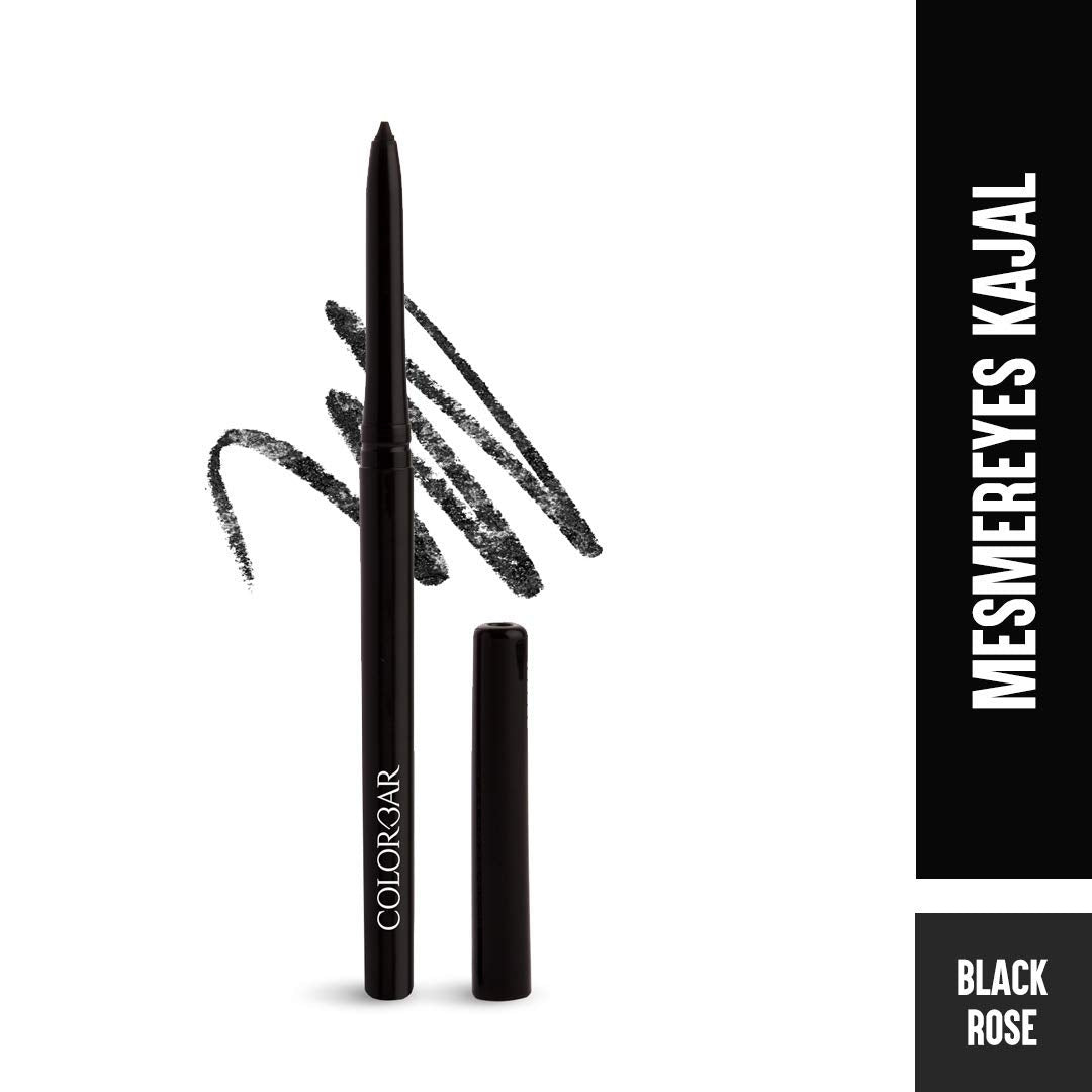 Colorbar Nail Polish Remover, 110ml And Colorbar Mesmereyes Kajal, Black 001, 0.35g