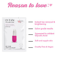 O3+ Brightening and Whitening Face Wash, 50g & O3+ Facialist Dtan Face Sheet Mask (30g) Combo