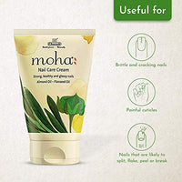 moha: Foot Cream For Rough, Dry and Cracked Heel, Feet Cream For Heel Repair With Benefits Of Aloe Vera, Papaya & Peppermint (Nail + Foot Care 100ml Each)